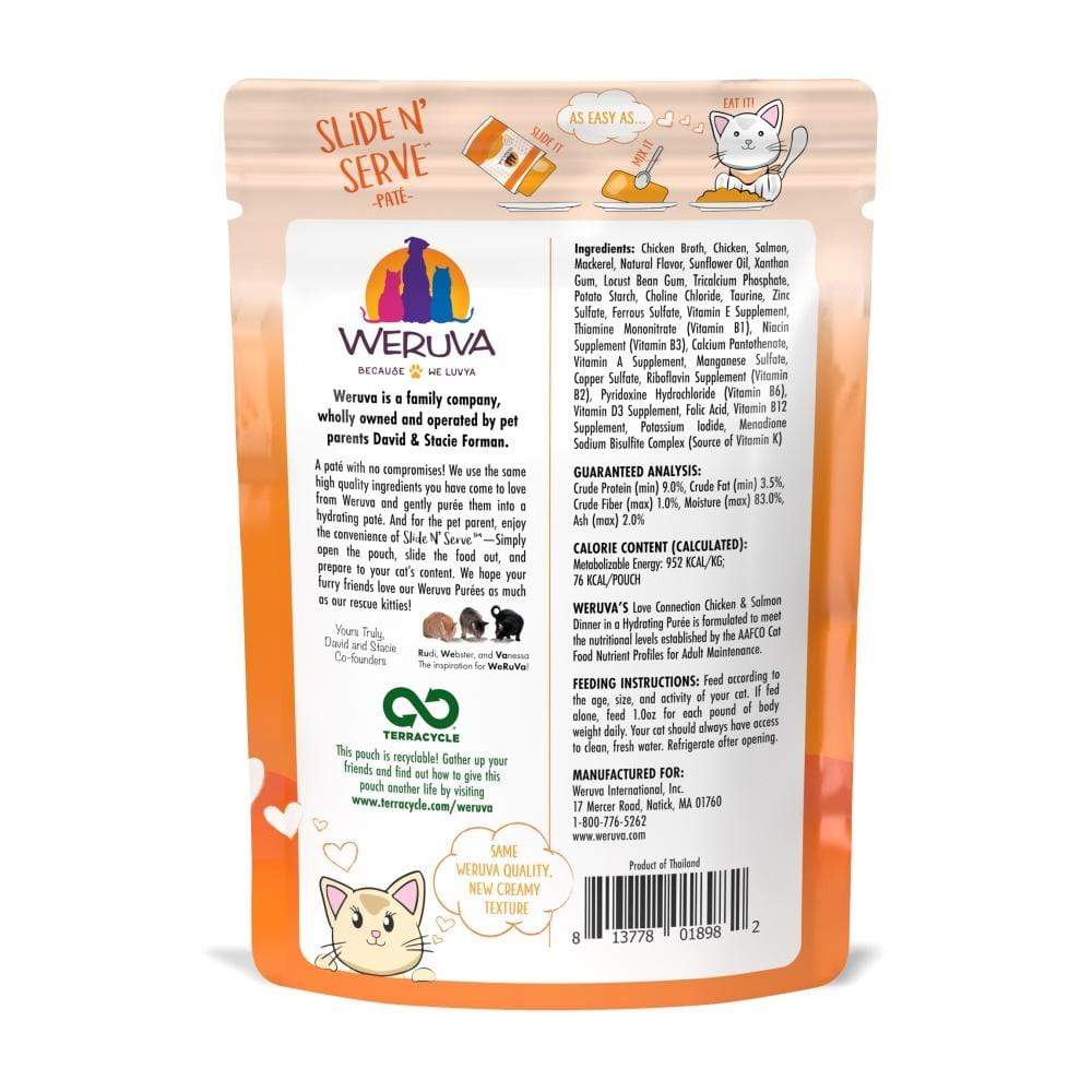 Weruva Slide N' Serve Grain Free Love Connection Chicken and Salmon Dinn