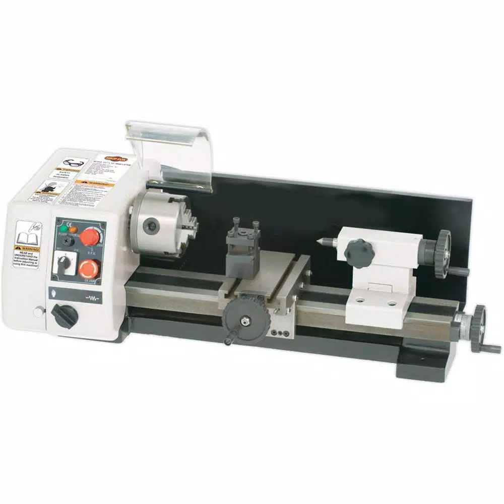 Shop Fox 6 in. x 10 in. 110-Volt 1/5 HP Mini Metal Lathe and#8211; XDC Depot