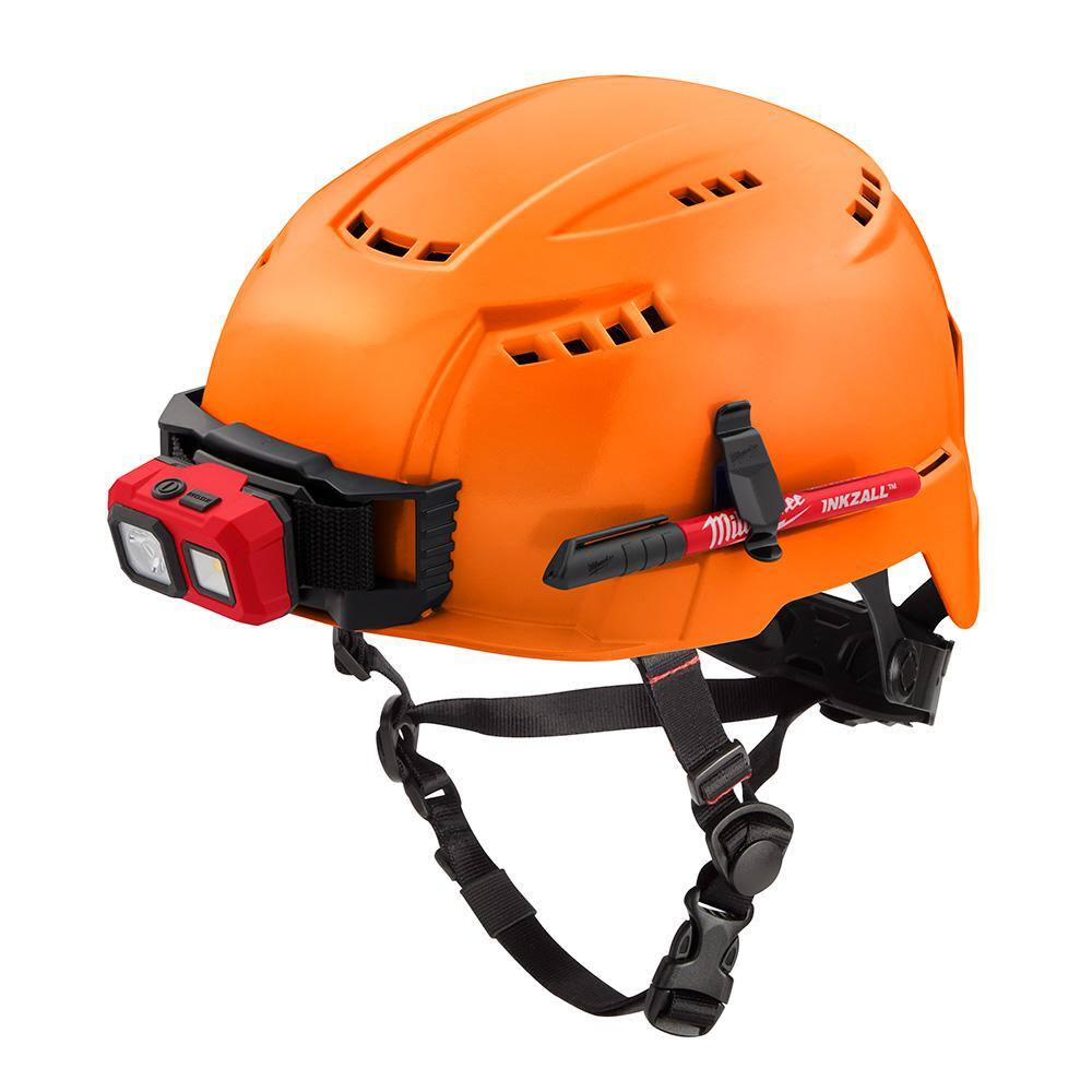 MW BOLT Orange Type 2 Class C Vented Safety Helmet 48-73-1312