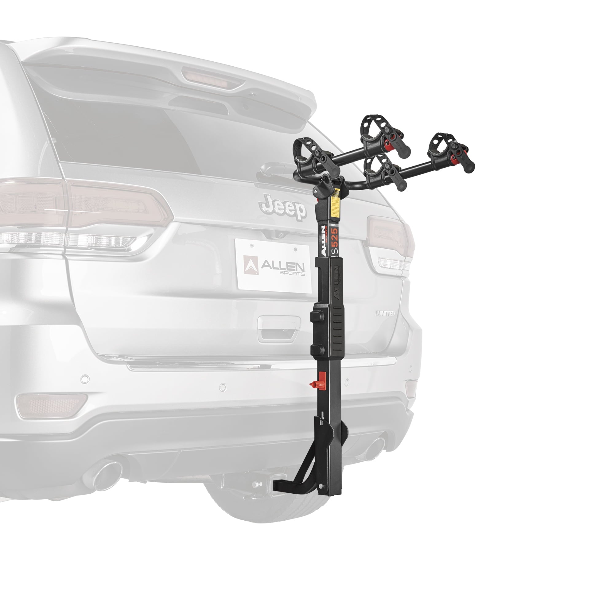 Allen Sports Premier 2-Bicycle Hitch Mounted Bike Rack Carrier， S-525