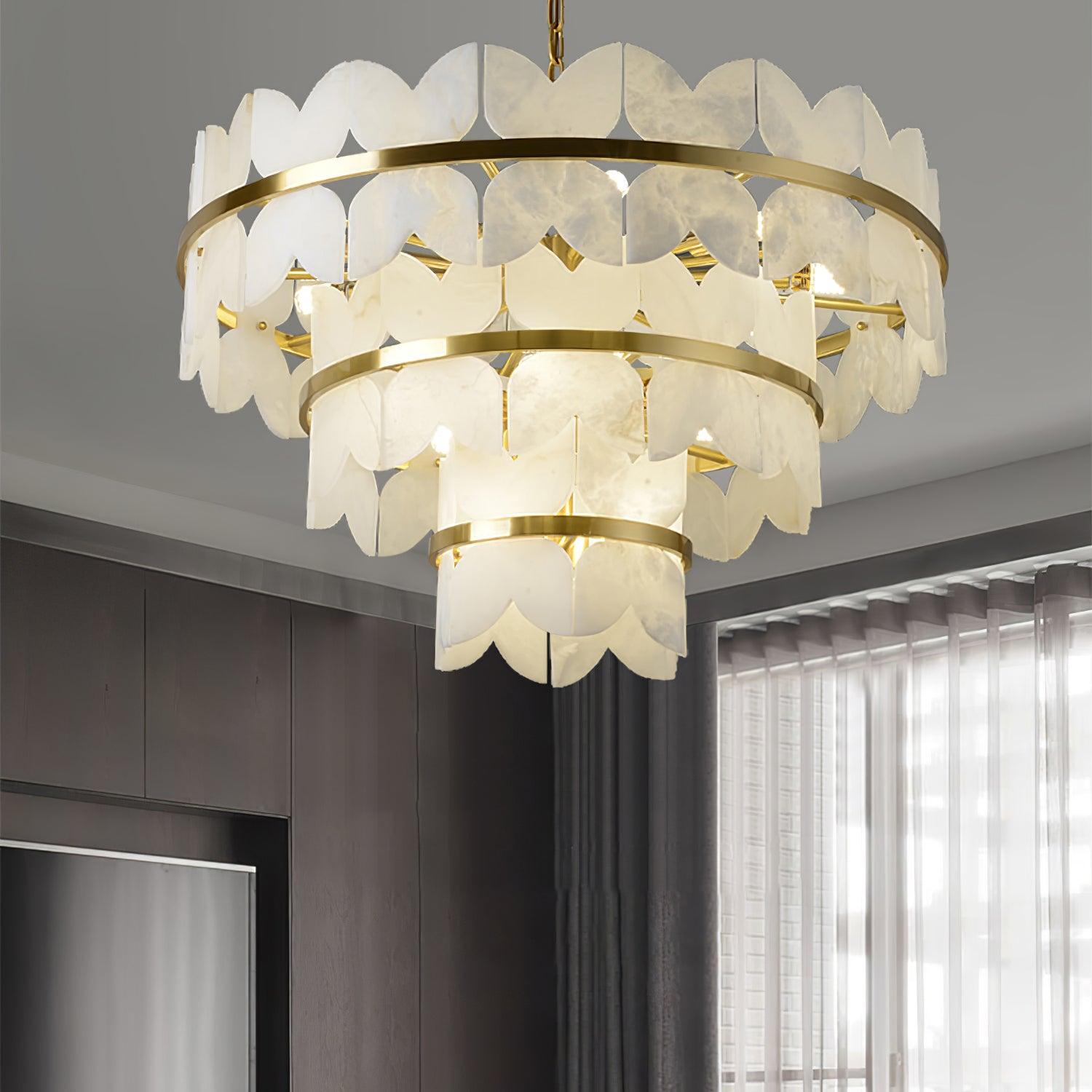 Alabaster Cloudscape Chandelier