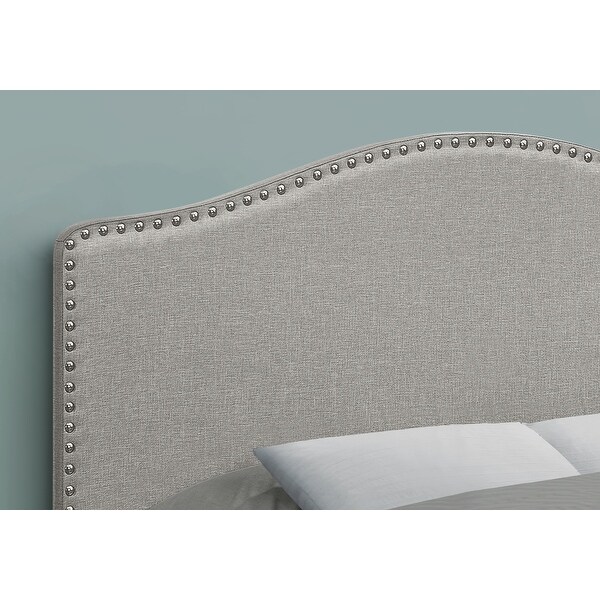 Bed， Headboard Only， Full Size， Bedroom， Upholstered Linen Look， Transitional - - 31784747