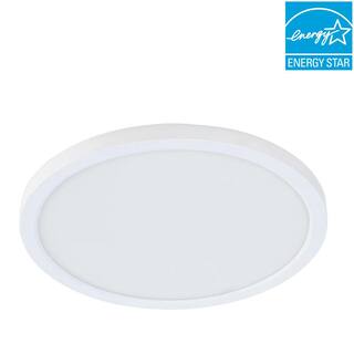 Feit Electric 5 in. 8-Watt Title 24 Dimmable White Integrated LED Round Flat Panel Ceiling Flush Mount with Color Change CCT 74202CAV2