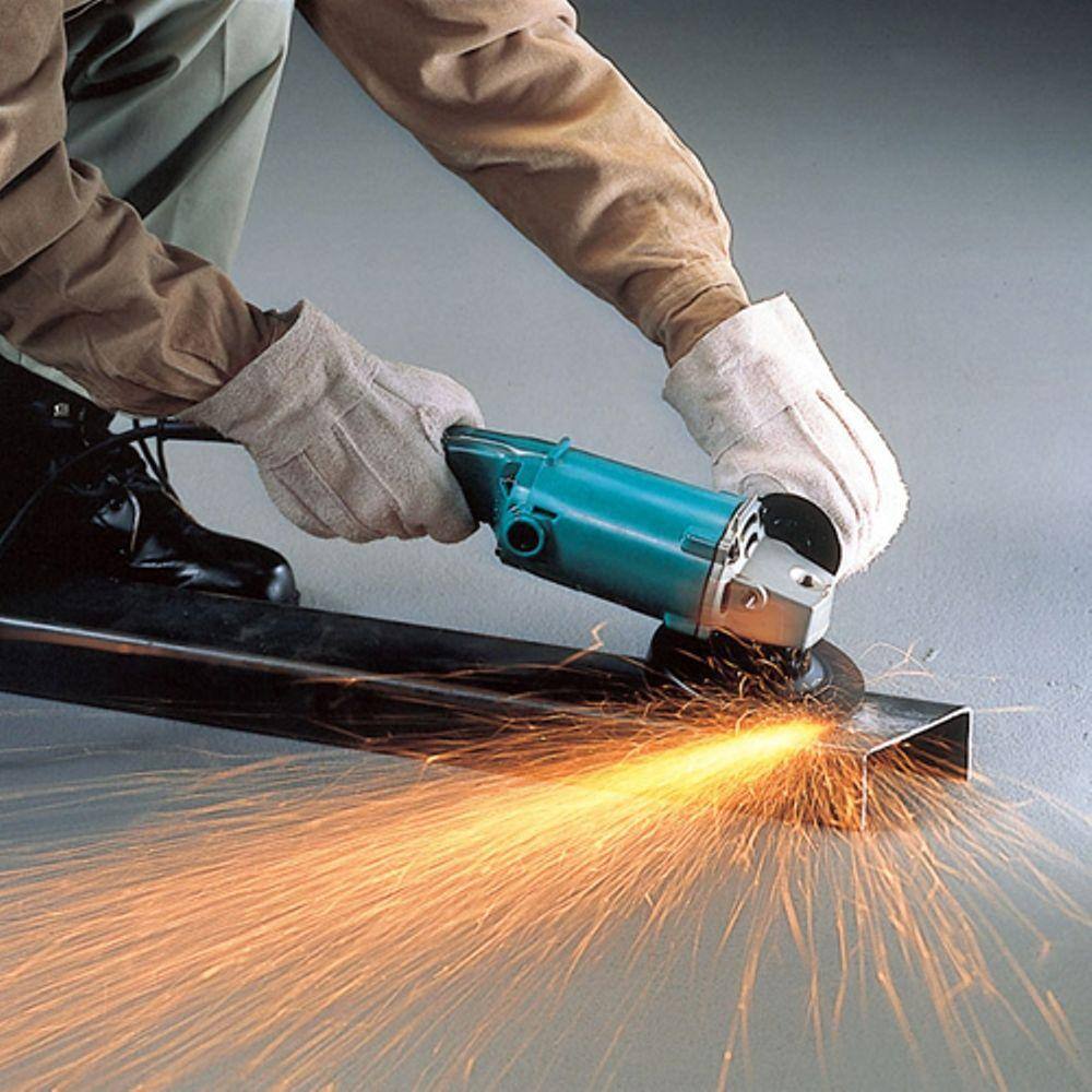 Makita 9 Amp 5 in. Corded High-Power Angle Grinder with ACDC Switch 9005B