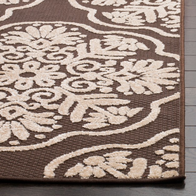 Melania Indoor outdoor Rug Brown