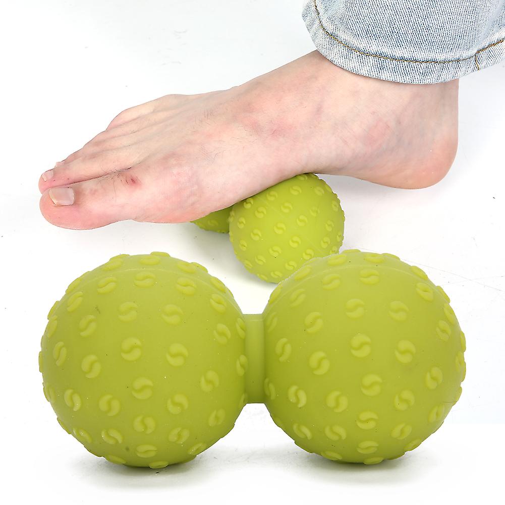 Double Massage Ball Leg Back Shoulder Muscle Release Deep Tissue Massage Yoga Gym Fitness Ballgreen