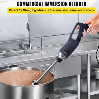 VEVOR Commercial Immersion Blender Constant Speed 350-Watt Hand Mixer Stainless Steel Hand Blender with Remove ShaftBlack SCJBQ350W30CMOKA1V1