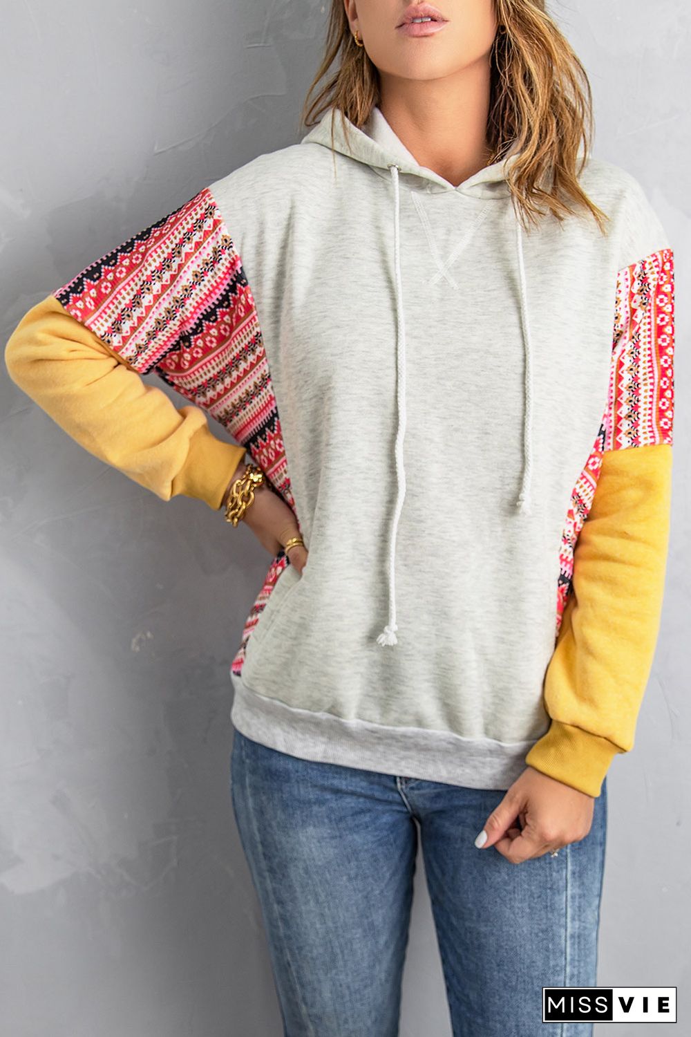 Aztec Patch PulloverHoodie