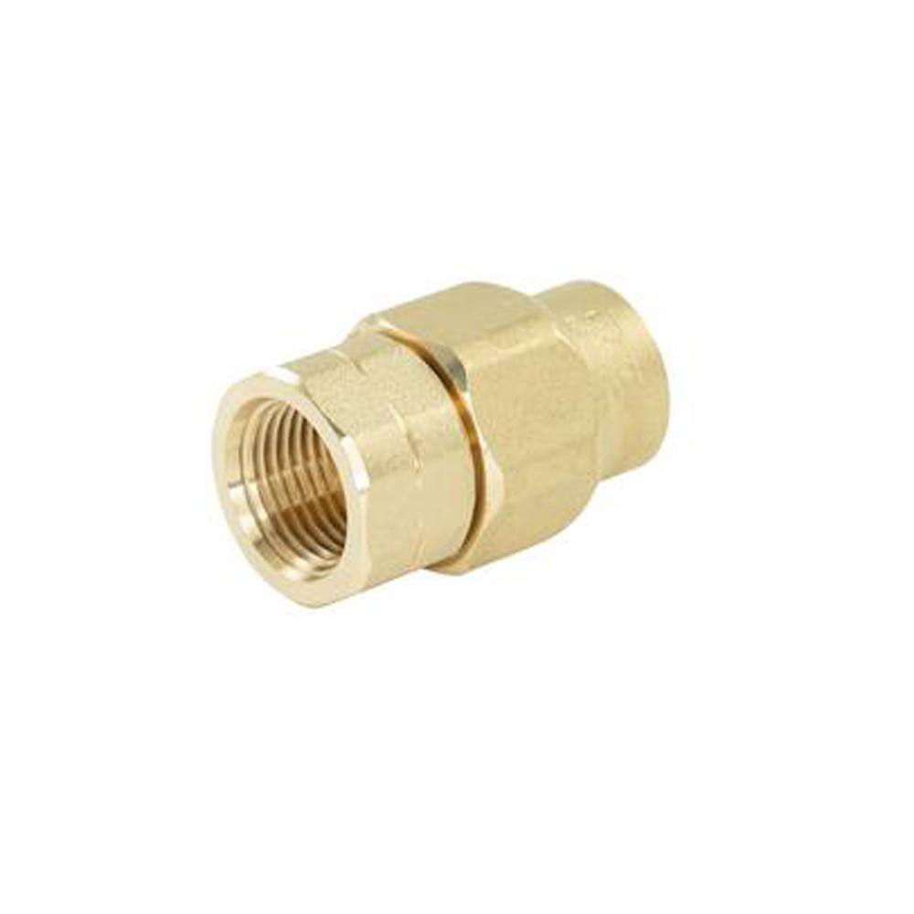 HOME-FLEX 12 in. CSST x 12 in. FIPT Brass Female Adapter 11-435-005