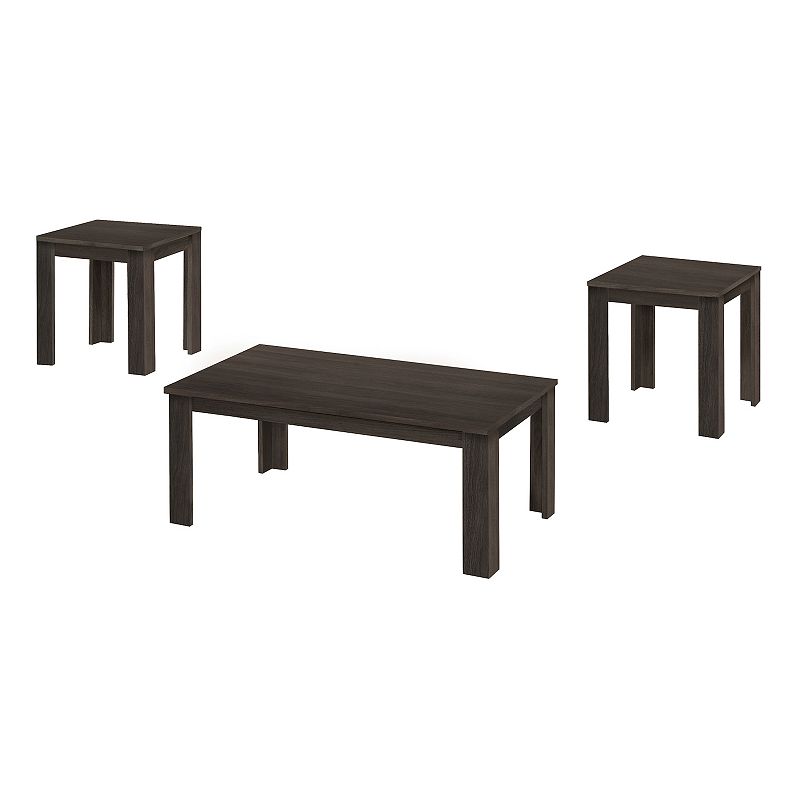 Monarch Contemporary Coffee and End Table 3-piece Set