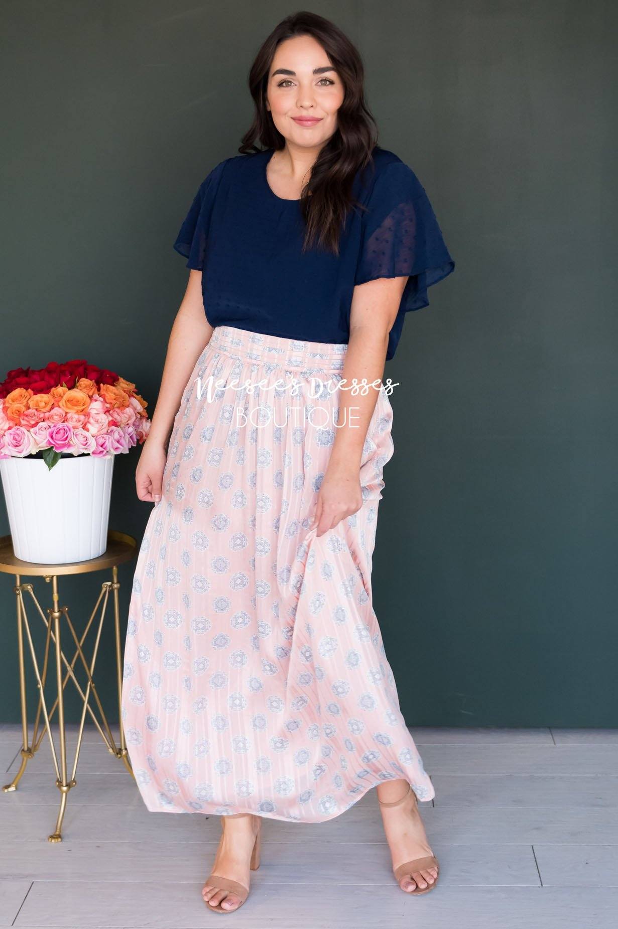 Always Loving Medallion Maxi Skirt