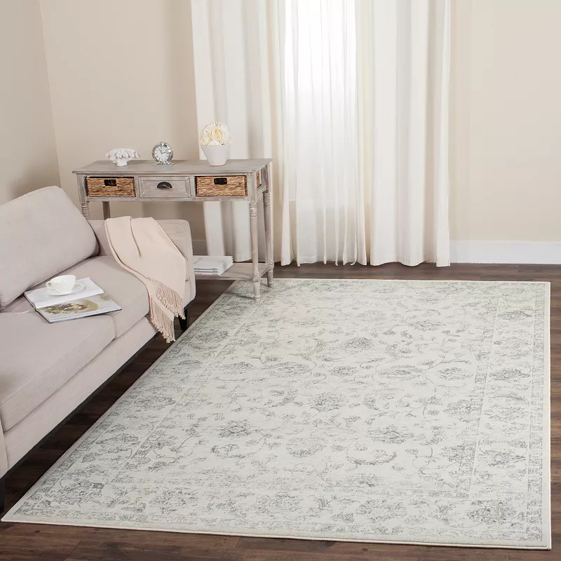 Safavieh Carnegie Sophia Framed Floral Rug