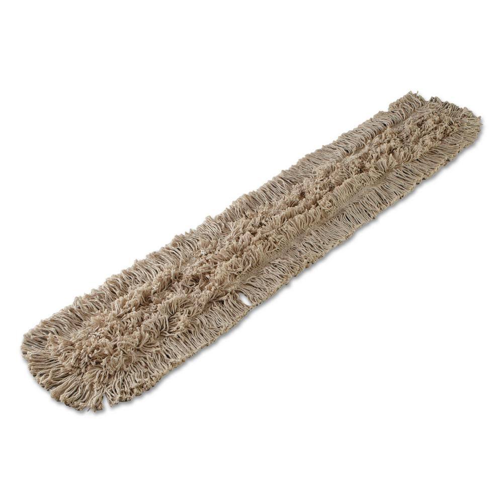 Boardwalk Cotton 48 in. Dust Mop Head in White BWK1048