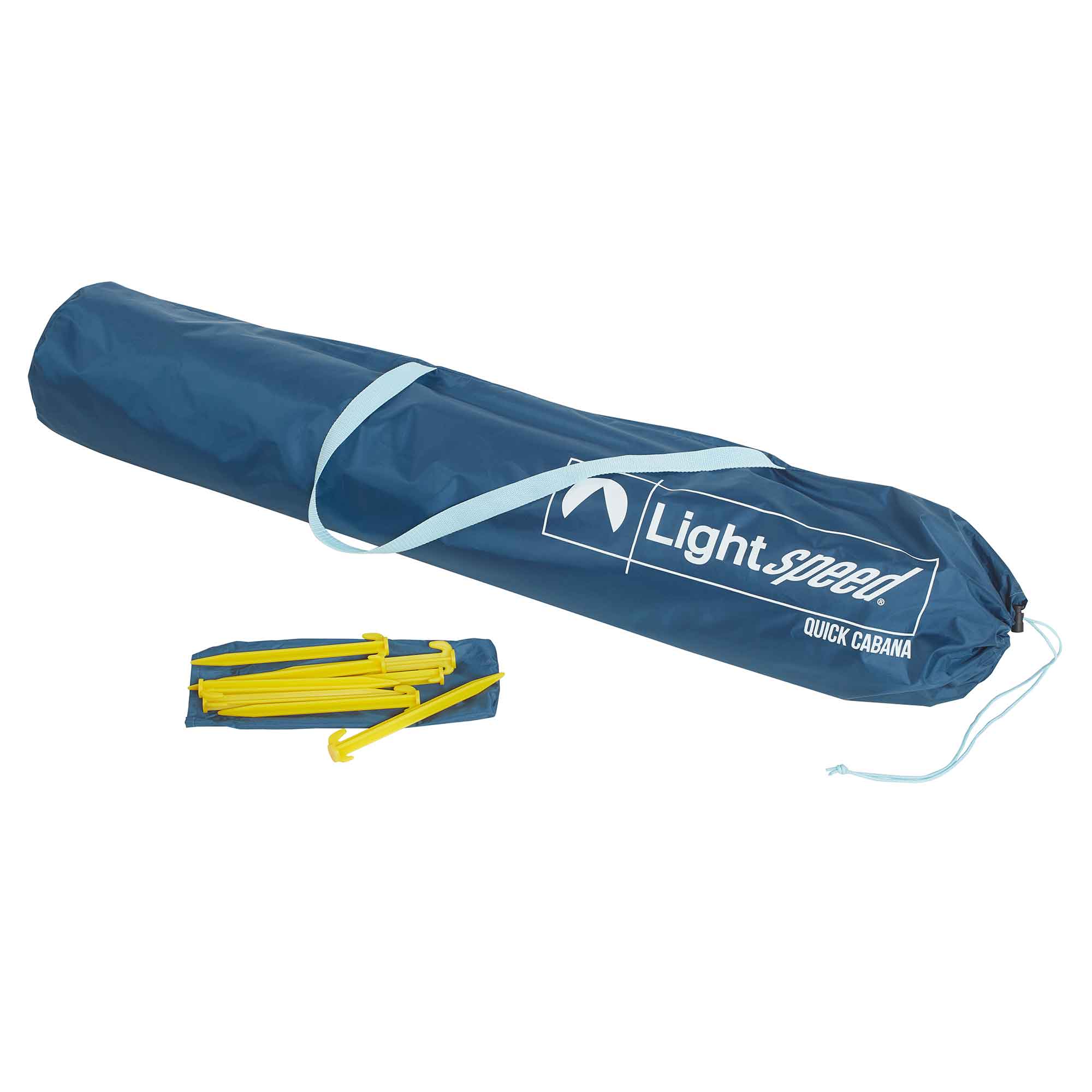 Lightspeed Outdoors Quick Cabana Beach Tent Sun Shelter (Blue Tides)