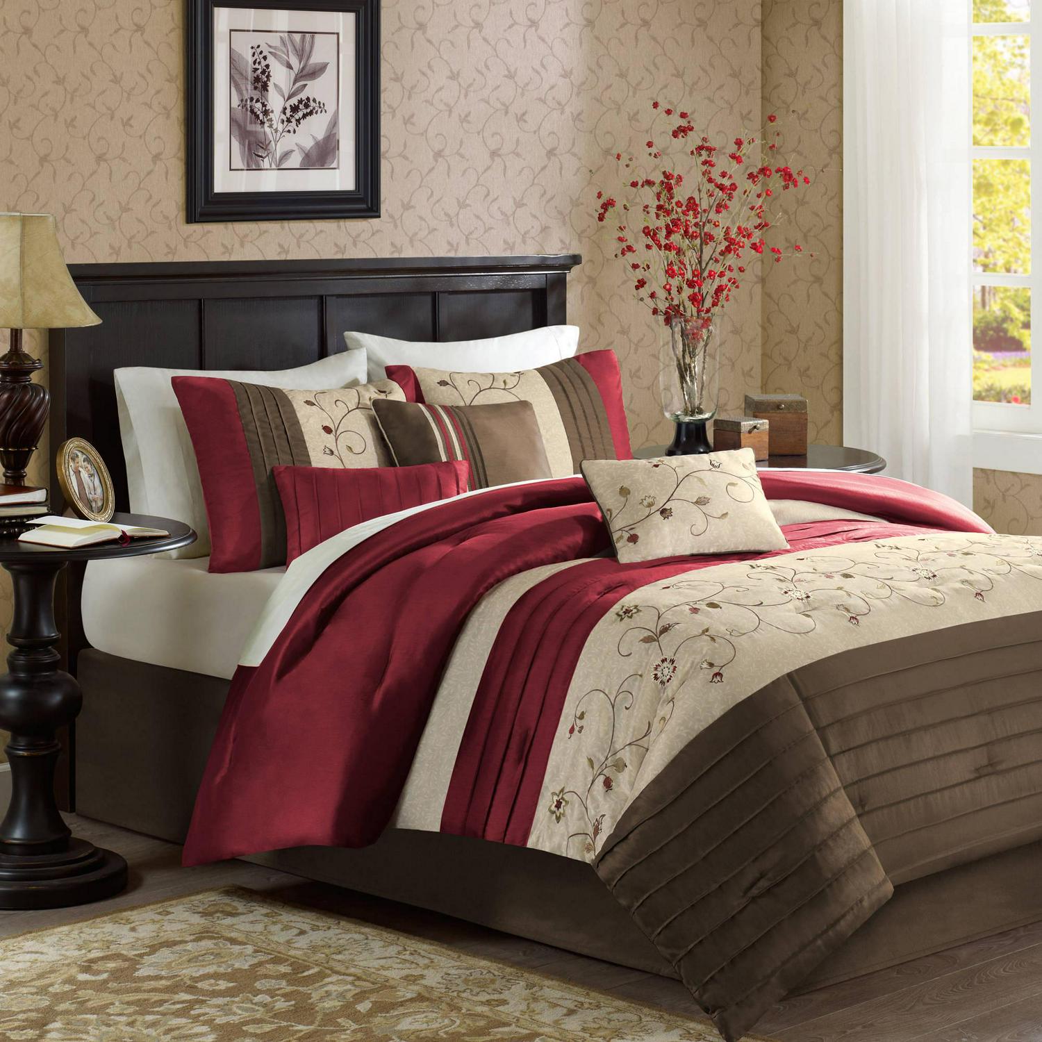 Home Essence Monroe 7 Piece Embroidered Comforter Set  Crowdfused