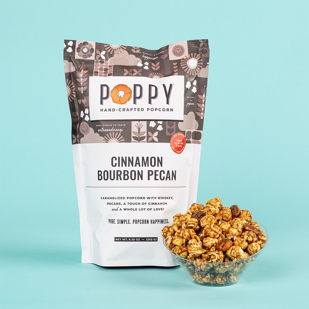 Poppy Handcrafted Popcorn  Cinnamon Bourbon