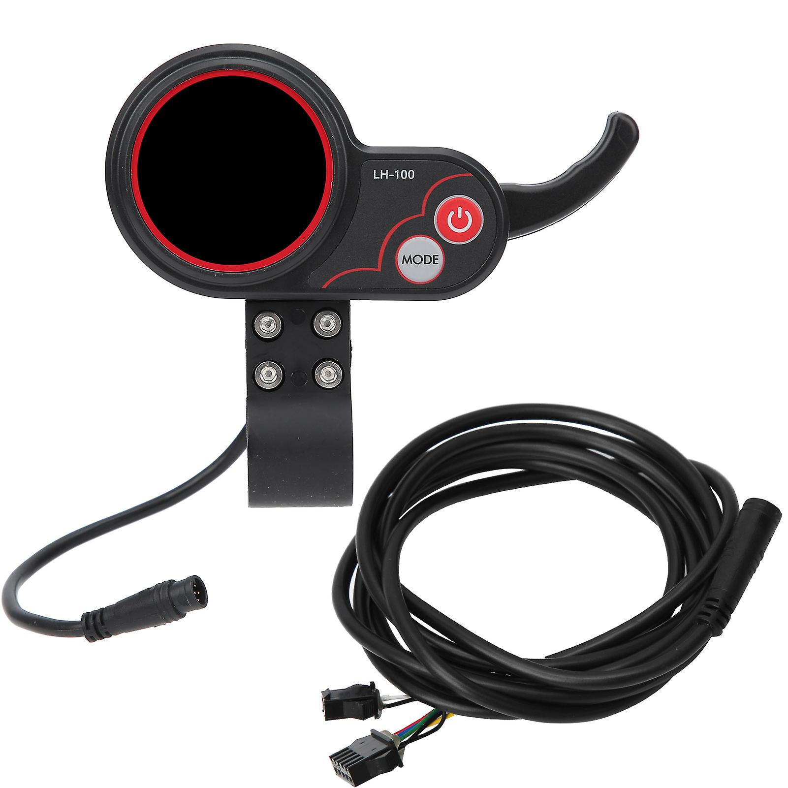 Display Thumb Throttle 2 In 1 Speedometer Manual Control Panel For Electric Bike Scooter Agreement 2 36v