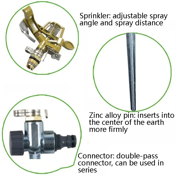 1/2'' irrigation sprinkler agricultural  water rain gun sprinklers