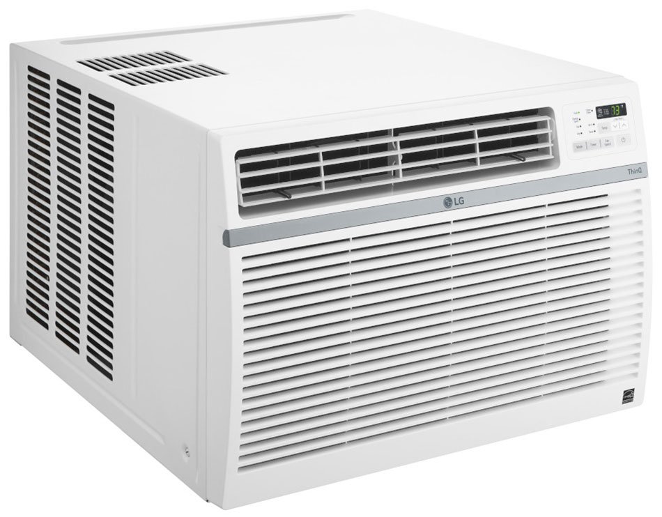 LG 24，500 BTU 10.3 EER 230/208 V White Smart Wi-Fi Window Air Conditioner