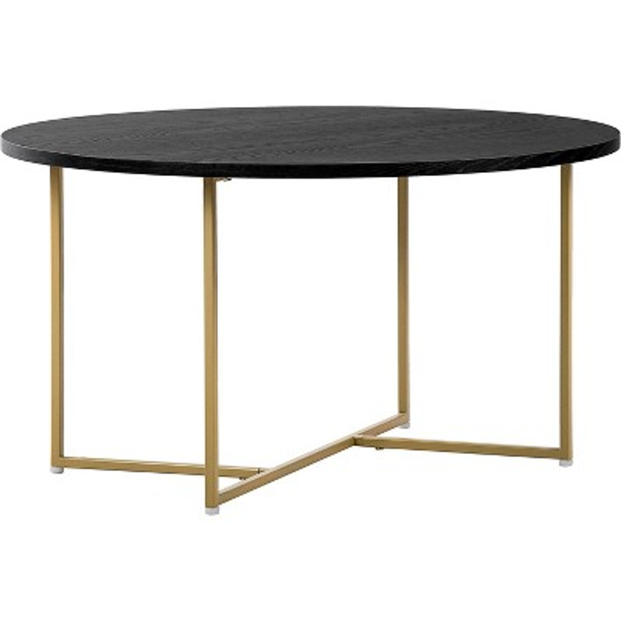 Ines Round Coffee Table French Black - Adore Decor