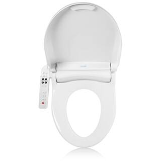 Brondell Swash Select BL67 Sidearm Electric Bidet Seat for Round Toilets in White BL67-RW