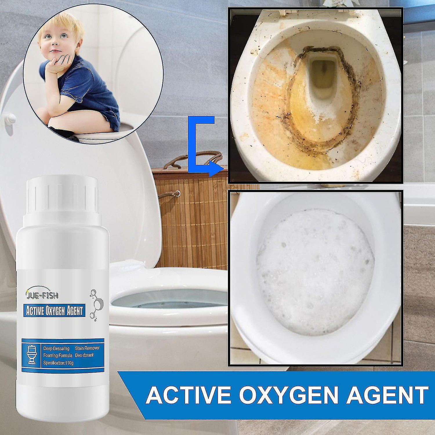 Toilet Active Oxygen Agent Toilet Toilet Strong Cleaning Decontamination Antibacterial Deodorant Act