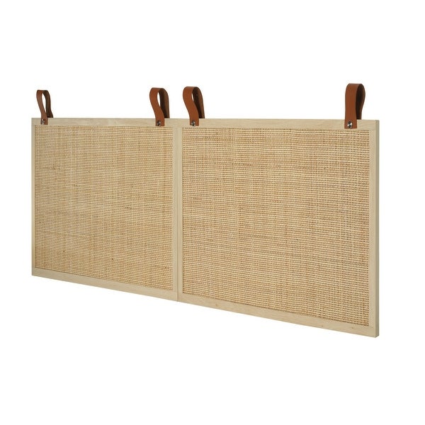 Natural Rattan Wall-mounted Headboard - - 37170107