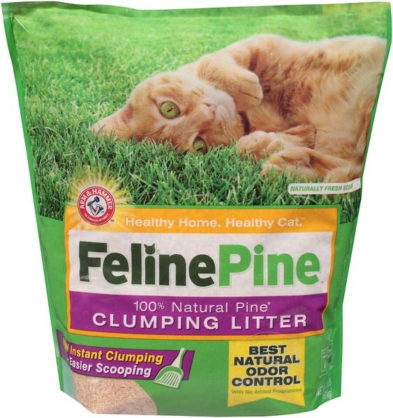 Feline Pine Scoop Unscented Clumping Wood Cat Litter