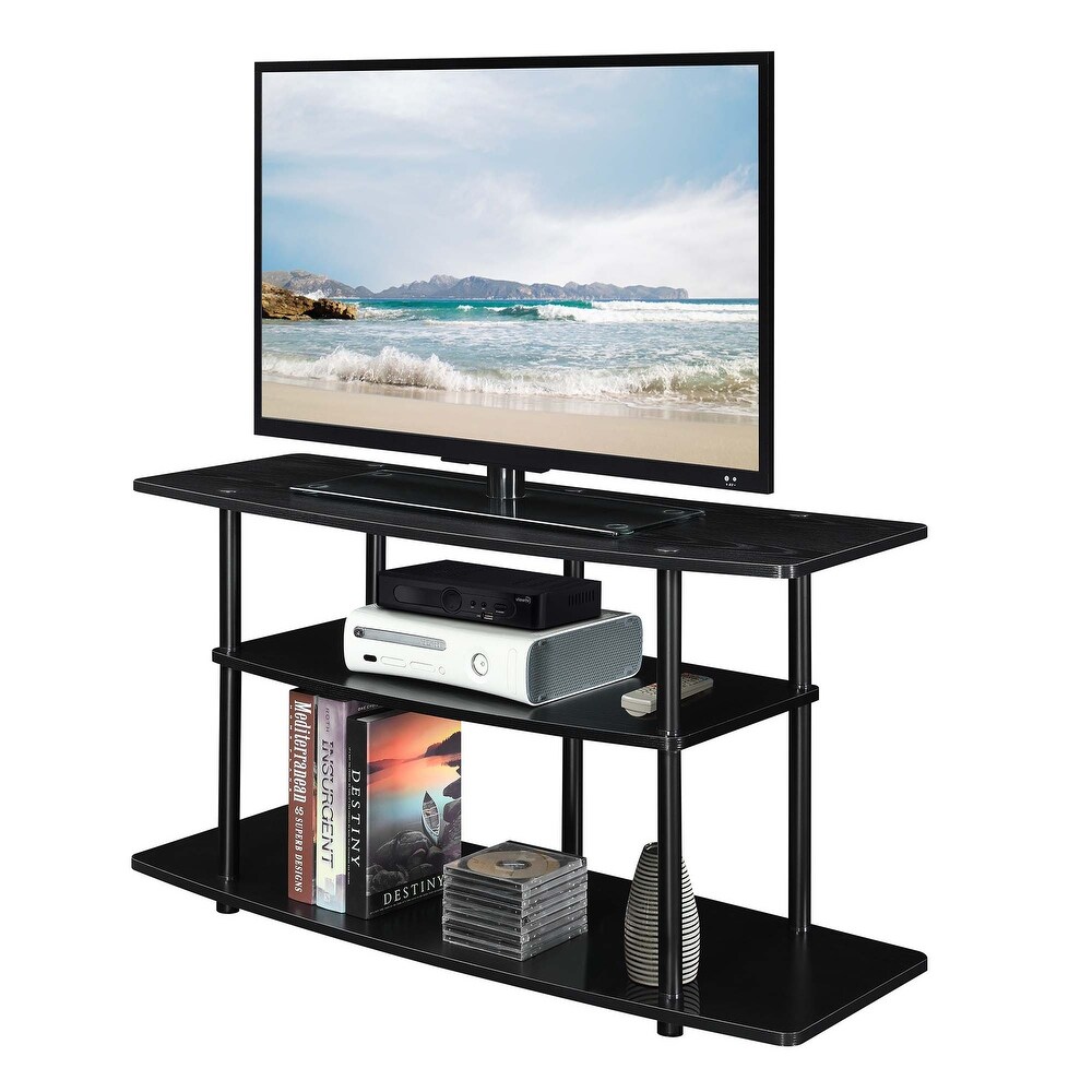 Convenience Concepts Designs2Go No Tools 46 inch 3 Tier Wide TV Stand