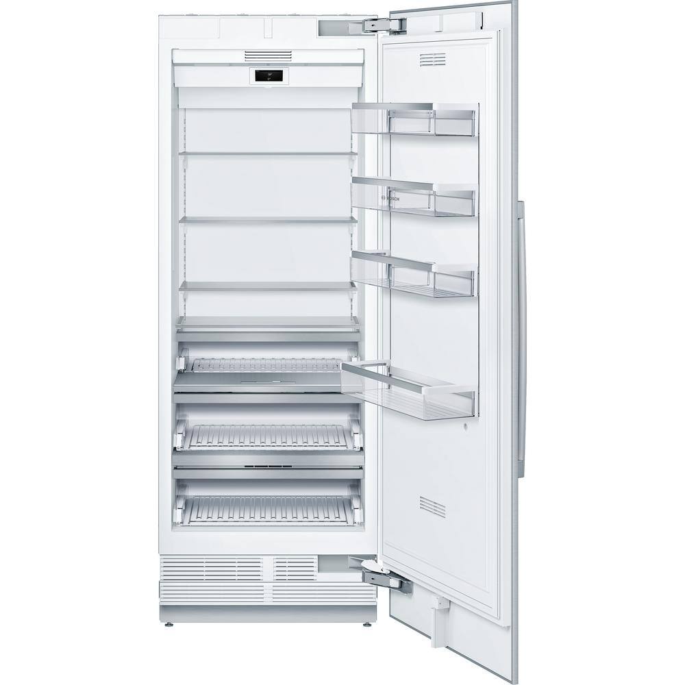 Bosch Benchmark Benchmark Series 30 in. W 16.8 cu. ft. Built-In Smart Freezerless Refrigerator Custom Panel Ready Counter Depth B30IR905SP