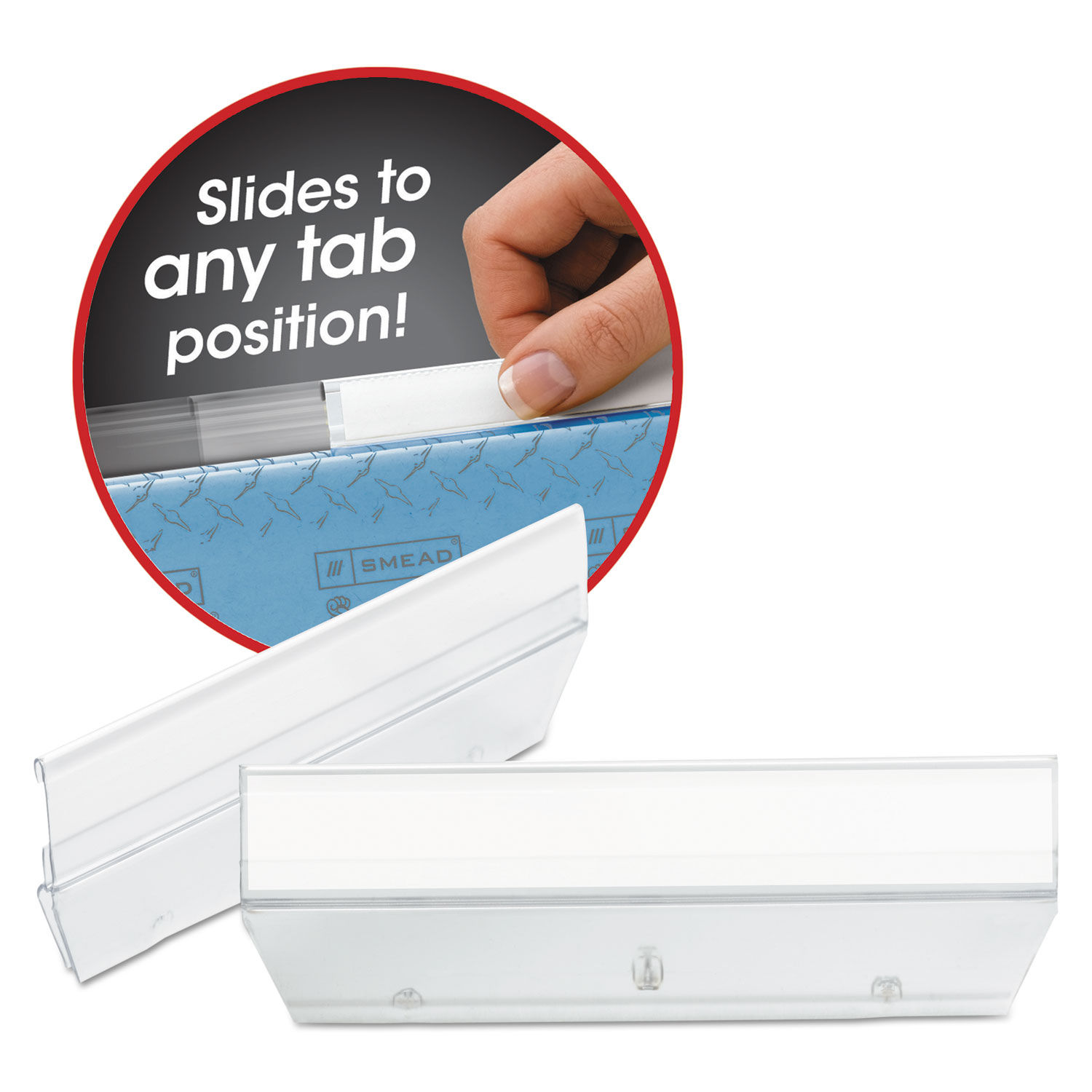 Easy Slide Hanging Folder Tab by Smeadandreg; SMD64626