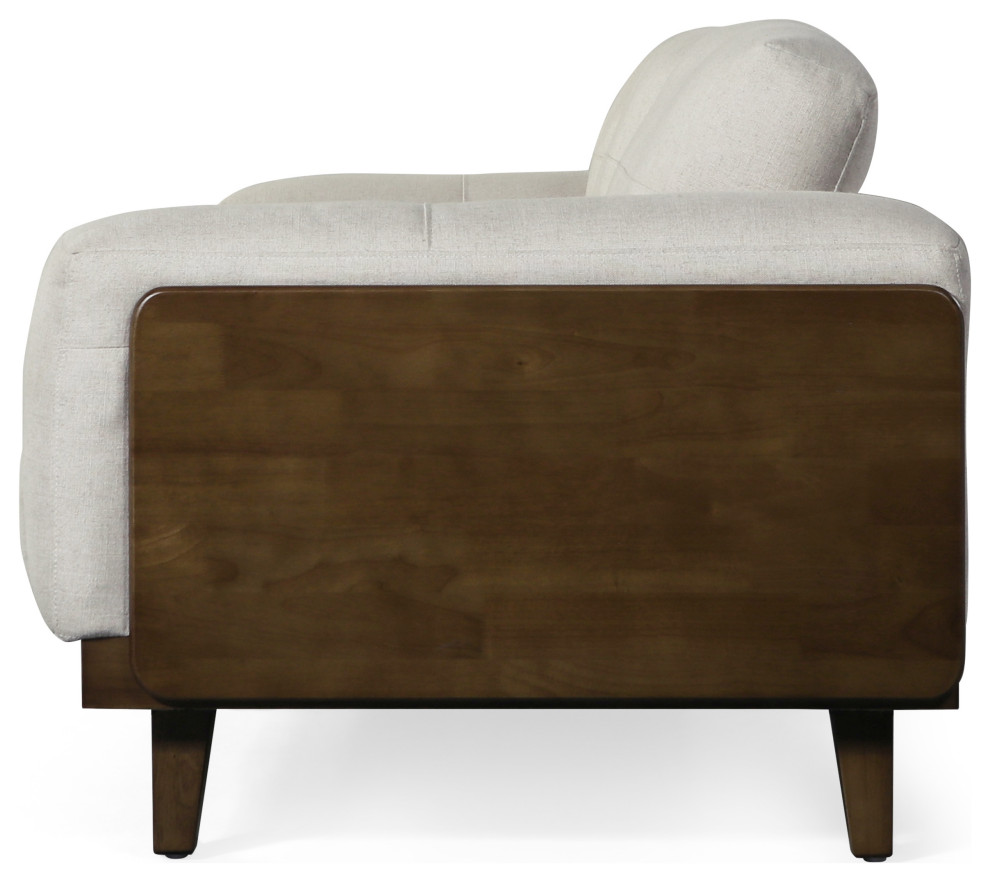 Connor Contemporary Oversized 3 Seater Sofa   Midcentury   Sofas   by GDFStudio  Houzz