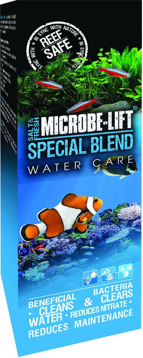 Microbe-Lift Special Blend Aquarium Cleaner， 16-oz bottle