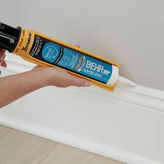 BEHR Rapid Dry 10.1 fl. oz. White Siliconized Acrylic Latex Caulk BC2011