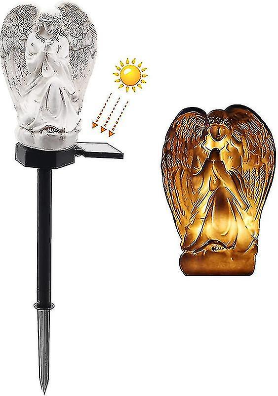 Solar Light Outdoor Angle For Cemetery， Led Waterproof Angel ， Solar Angel Lights For Garden， Balcony， Yard， Memorial Gifts