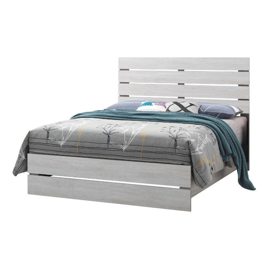 Brantford Panel Bed Coastal White