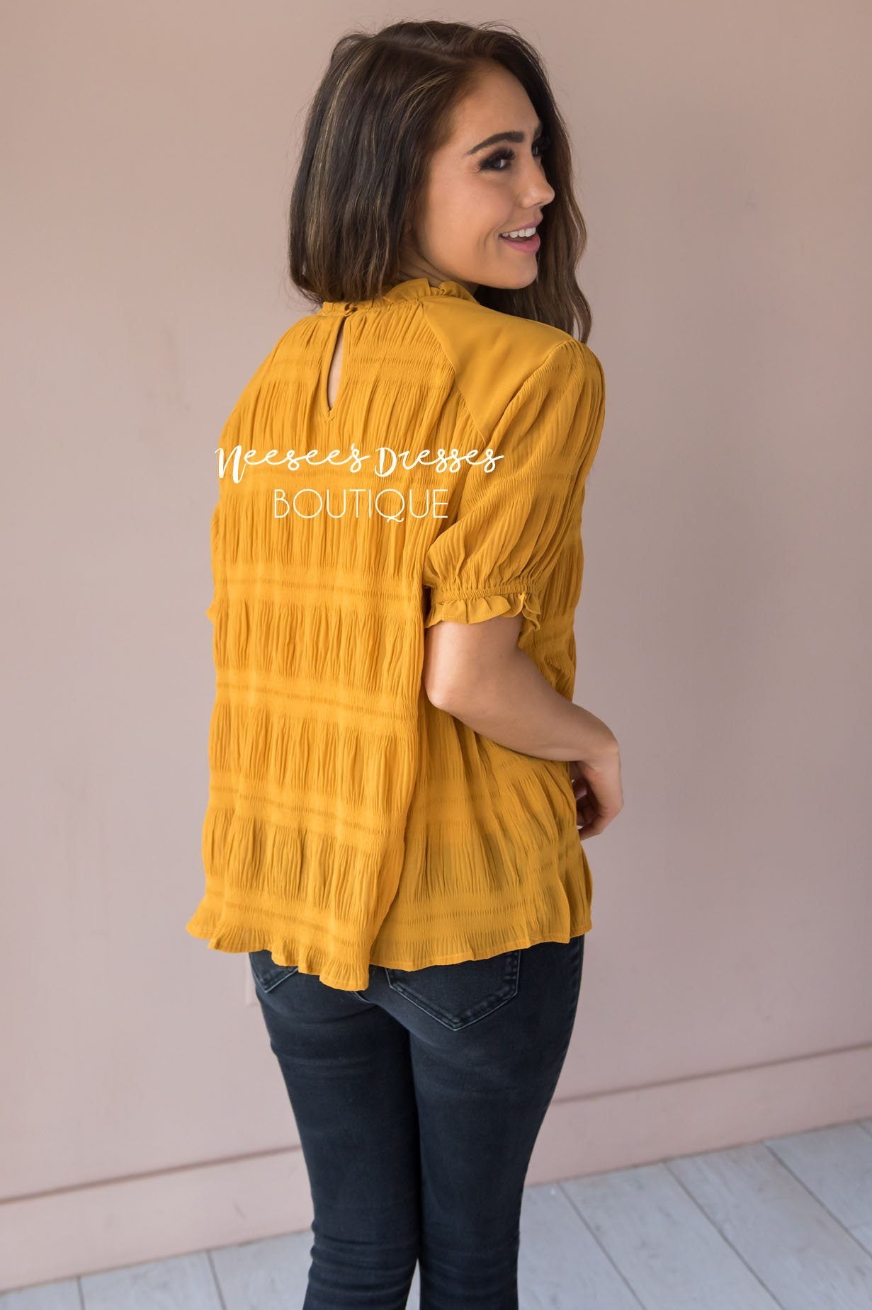 Right Direction Modest Blouse