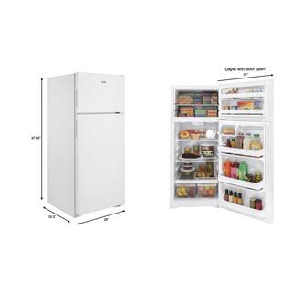 Hotpoint 17.5 cu. ft. Top Freezer Refrigerator in White HPS18BTNRWW