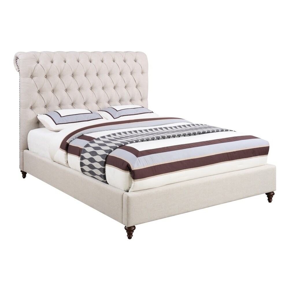 Clemence Transitional Upholstered Bed