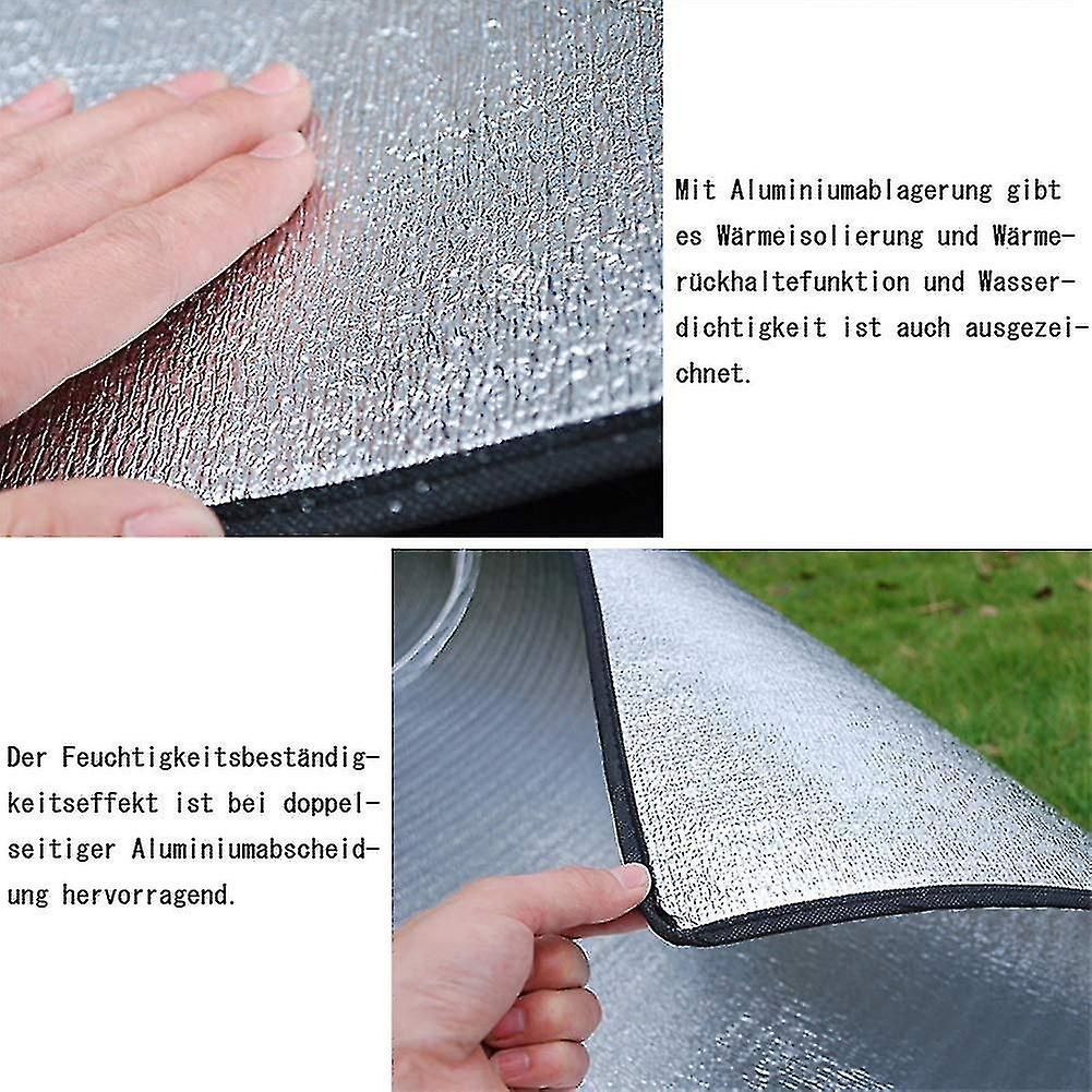 Aluminium Insulating Mat Foam Mat Sleeping Mat For Camping Insulation Mat Foldable Tent Mat Floor Pad Thermal