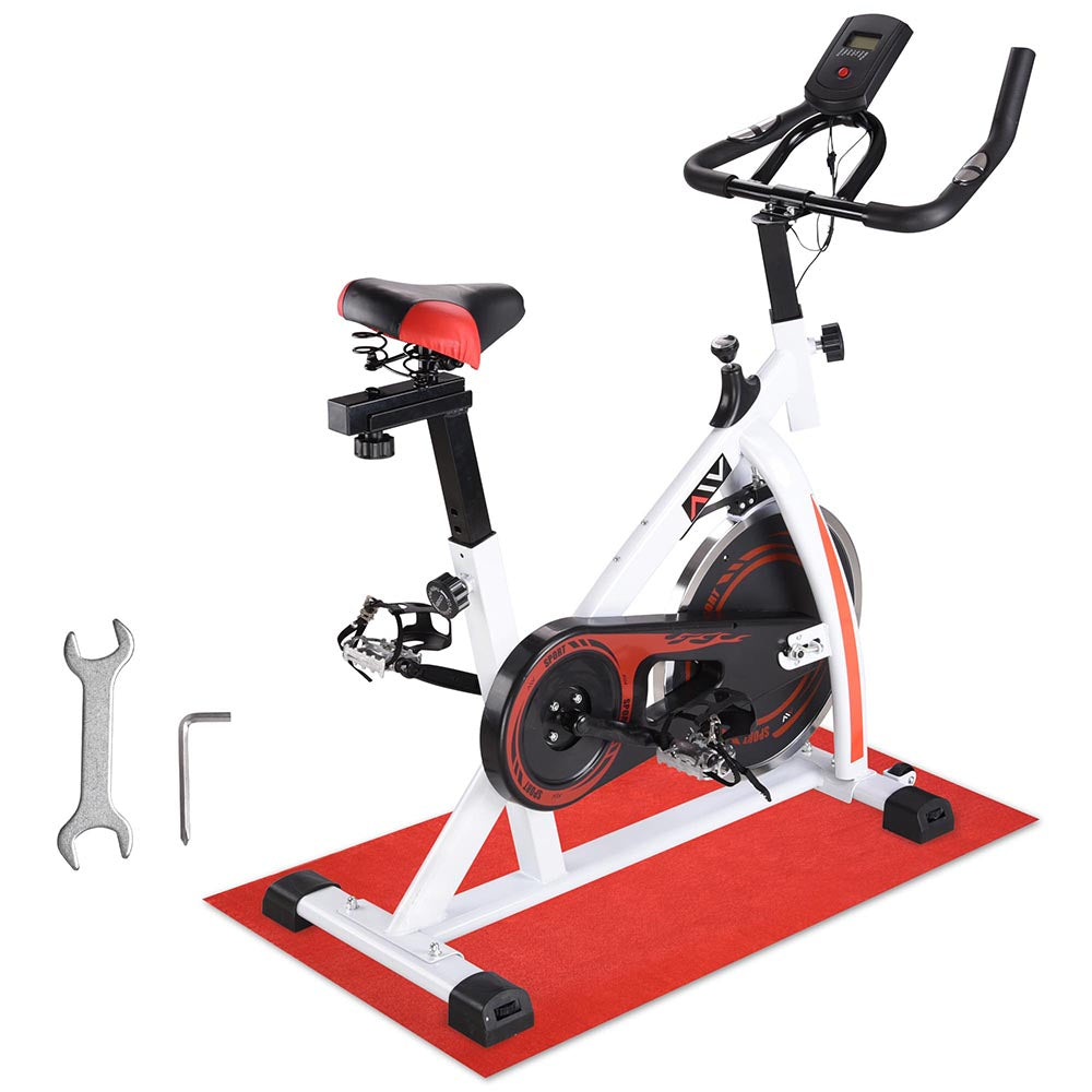 Yescom Indoor Cycling Workout Exercise Bike White