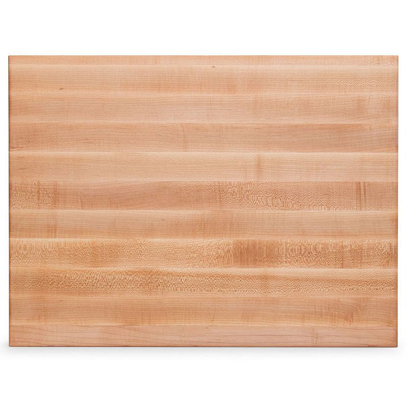 John Boos R2418 24 x 18 Edge Grain Maple Wood Reversible Cutting Board Block