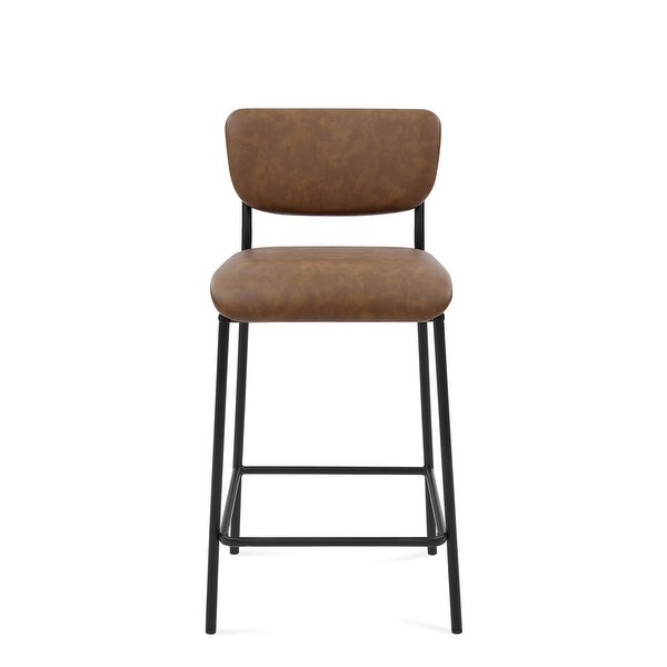 Pu Faux Leather Counter Stools