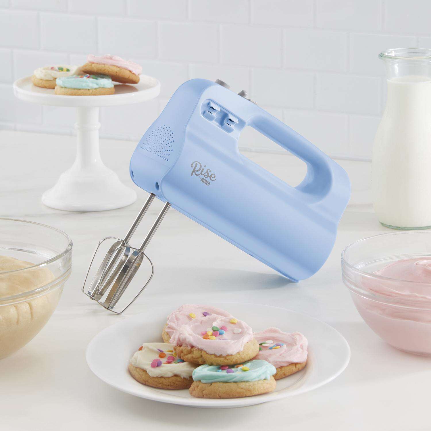 Rise by Dash Aqua Sky 5 speed Hand Mixer