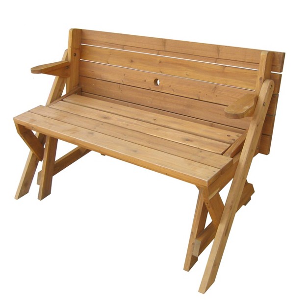 Interchangeable Picnic Table Garden Bench Merry Products