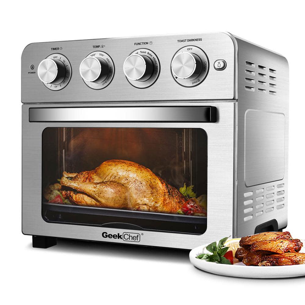 cadeninc 24 qt Silver Air Fryer Toaster Oven