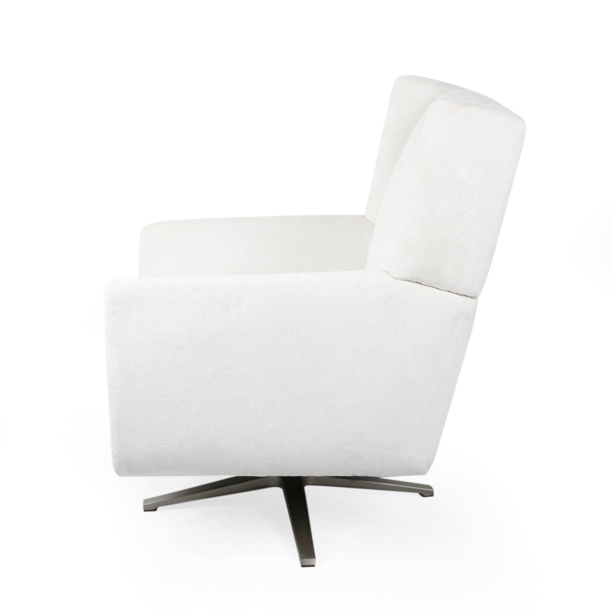 Dezi Contemporary Fabric Swivel Chair