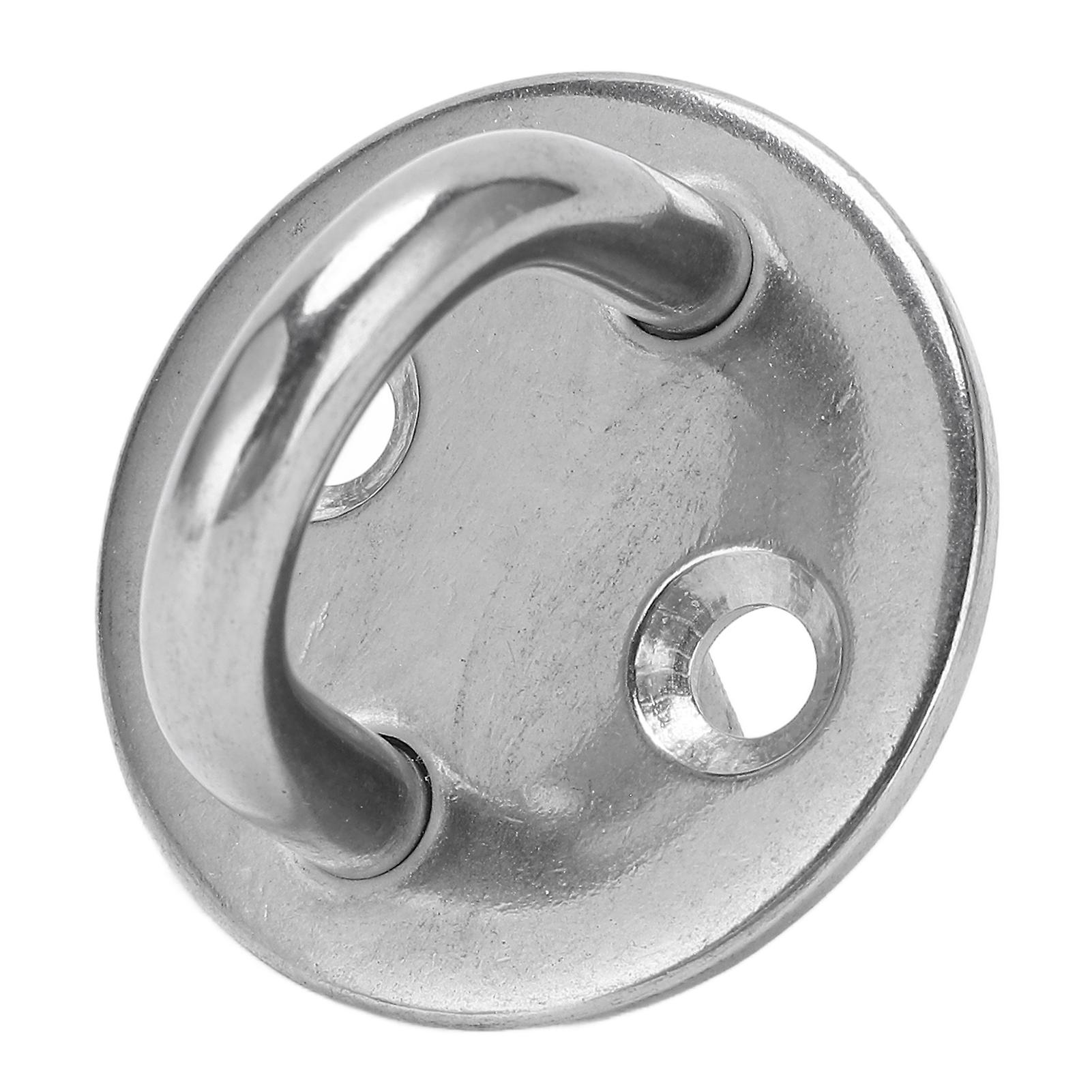 Pad Eye Plate U Hook Round Stainless Steel Heavy Duty Rustproof For Door Boat Hammock Home6mm