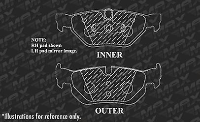 [REAR KIT] OE Replacement Brake Rotors with Ceramic Pads and Hardware Kit