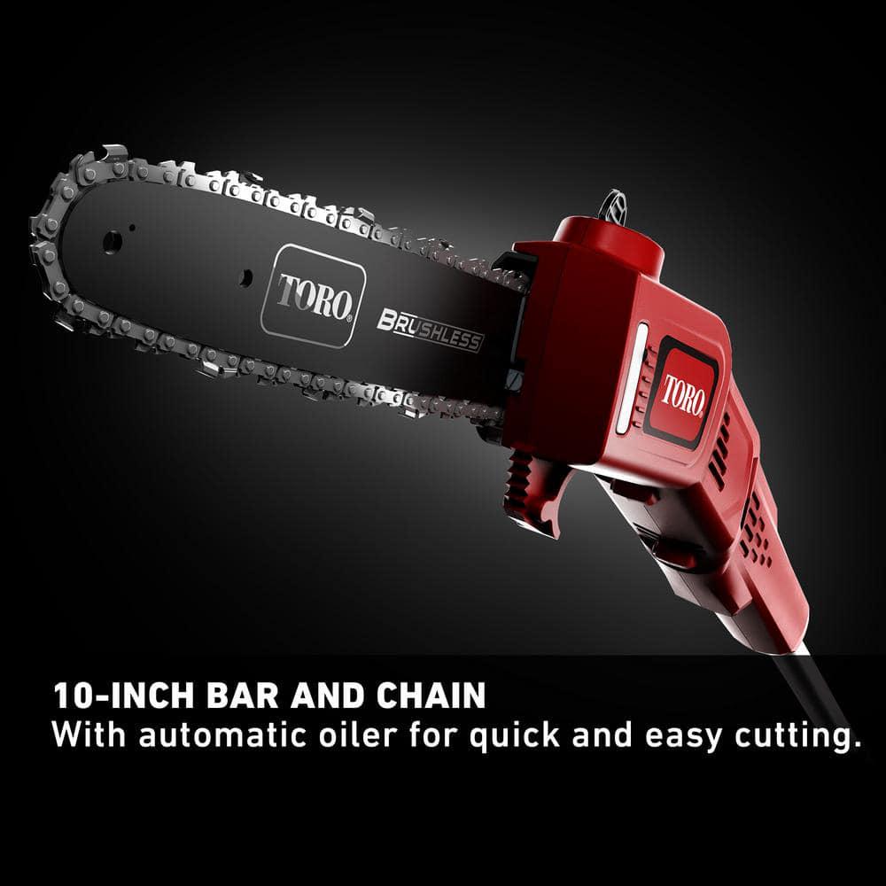 Toro 10 in 60Volt Lithium Ion Cordless Electric Pole Saw  Battery and Charger Included